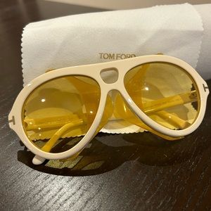 TOM FORD acetate sunglasses - worn once with box and cloth / unisex
